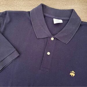 Like New | Brooks Bros | Men’s Cotton Polo Shirt in Navy with Embroidere…